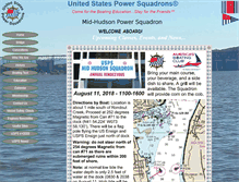Tablet Screenshot of midhudsonpowersquadron.org